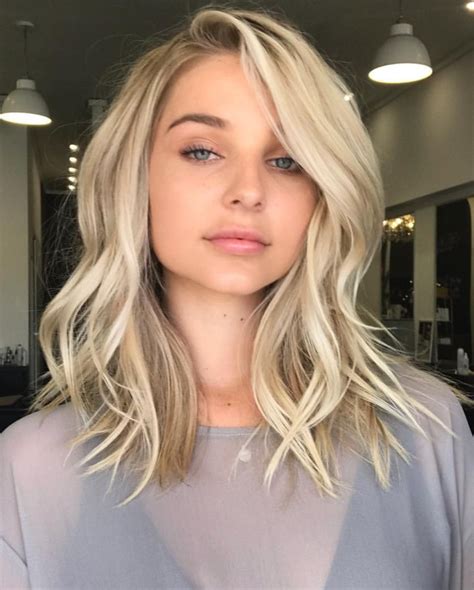 medium length blonde hair|pictures of medium blonde hair.